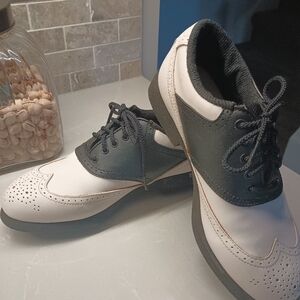 FootJoy Black and White Women's Golf Shoes Size 7
